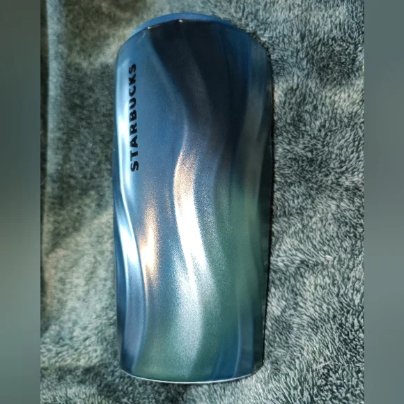 Starbucks Metallic Blue Wave Tumbler - Picture 2 of 4